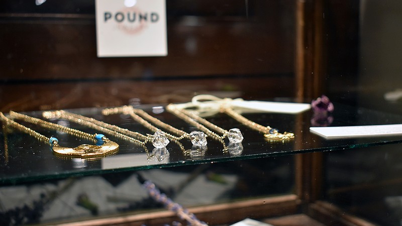 Winslow's Cellar also sells a selection from POUND Jewelry. - Jessica Rogen