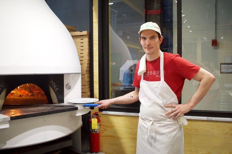 Chef Joe Luckey is excited to channel his culinary creativity into wood-fired pizza. - CHERYL BAEHR