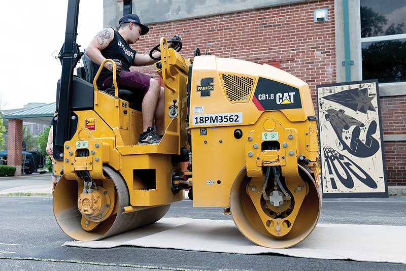 Steamrollers are on deck for the Foundry Art Centre's Block Party this weekend. - COURTESY FOUNDRY ART CENTRE