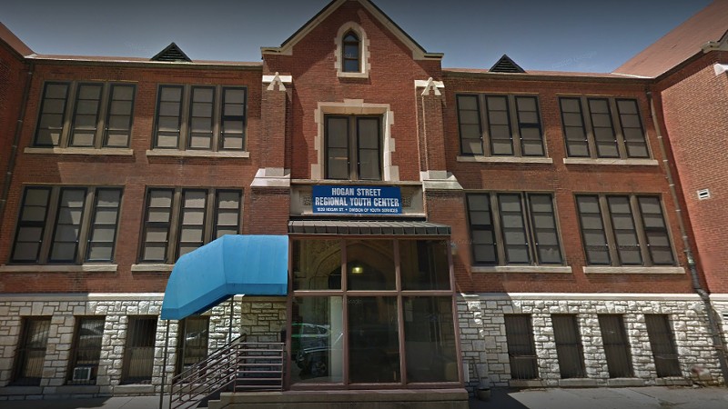 The Hogan Street Regional Youth Center, a juvenile detention facility in north St. Louis. - Google Street View