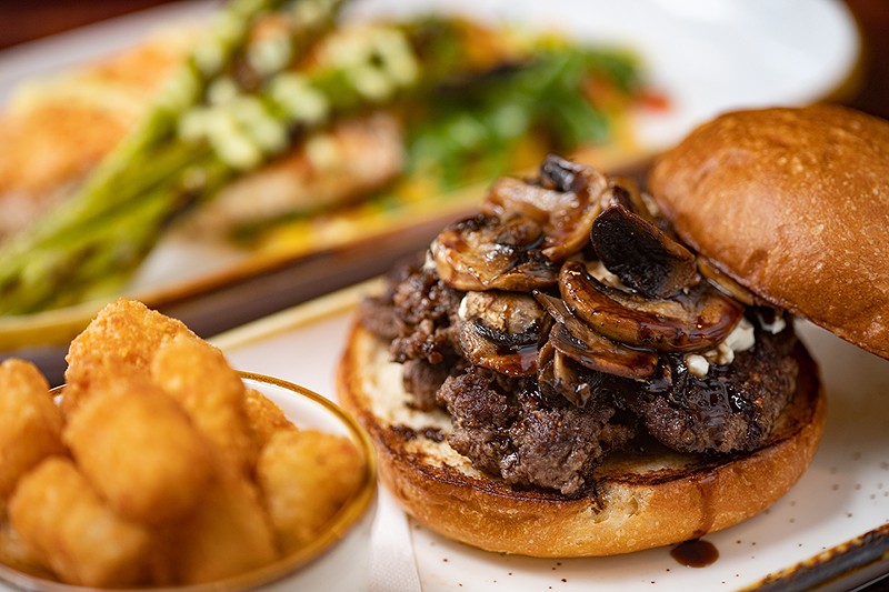 Black Sheep's classic smash burger is exactly what you want at your local watering hole. - Mabel Suen
