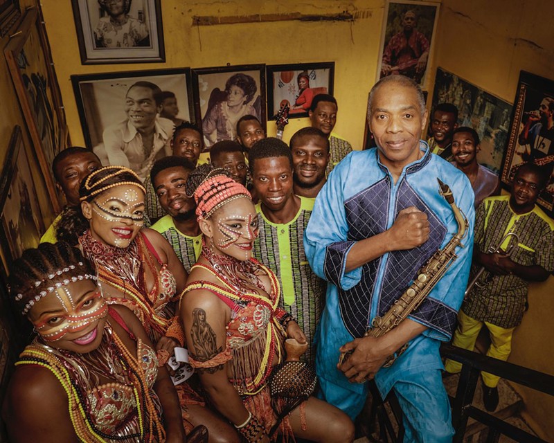Afrobeat pioneer Femi Kuti will bring his band the Positive Force to the Sheldon this Friday. - VIA PARTISAN ARTS