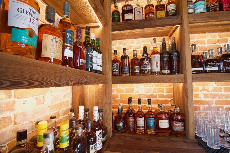 Frankie Martin has an extensive whiskey selection. - Lulu Nix