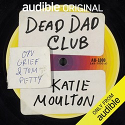 Moulton traces the impact of her father’s death and their shared love for music that they shared, all set against “dad rock” figures throughout history. - Courtesy Audible