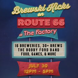 The event will feature over 30 beers from 16 breweries, bringing beer from every stop along historic U.S. Route 66. - Courtesy The Factory