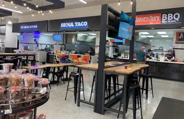 The Kirkwood Schnucks already added a food court with local restaurants in September 2021. - MONICA OBRADOVIC