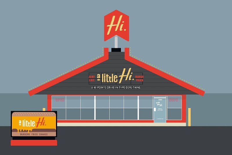 A rendering of the new Hi-Pointe Drive-In location will look like.