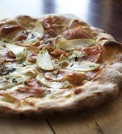 A Peel pizza pairs great with a brew from their microbrewery. - PHOTO BY JENNIFER SILVERBERG