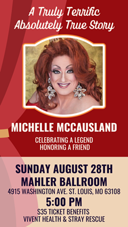 Flyer for Michelle McCausland: A Truly Terrific Absolutely True Story