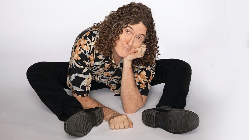 Weird Al will bring his Vanity Tour, an intimate affair for which he performs his original compositions, to Chesterfield Amphitheater this Sunday. - VIA TICKETMASTER
