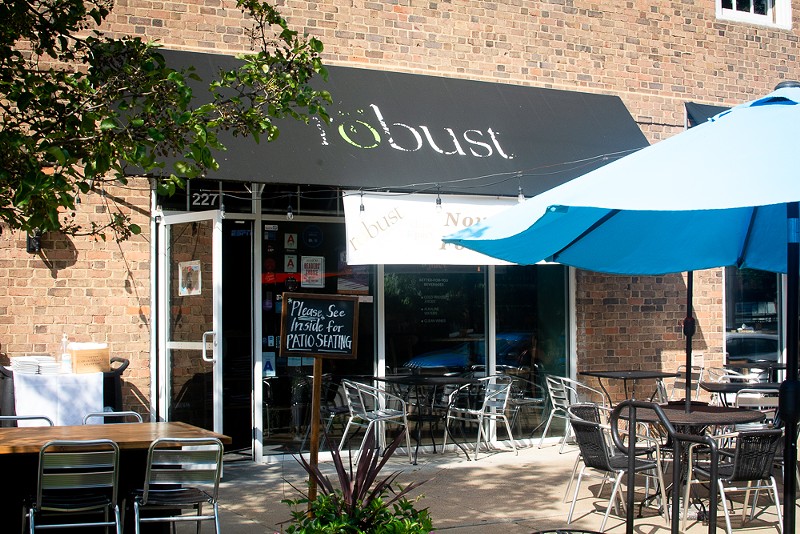Robust is located in the heart or Webster Groves. - Andy Paulissen