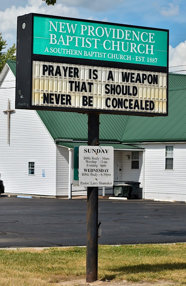 A church in Liberal, Missouri.