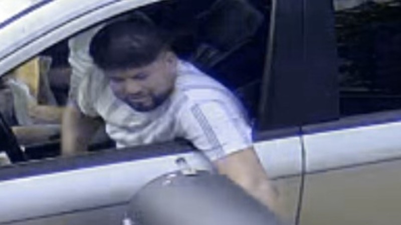 Still from surveillance video of individual who police say is stealing checks from church mailboxes in St. Charles County.