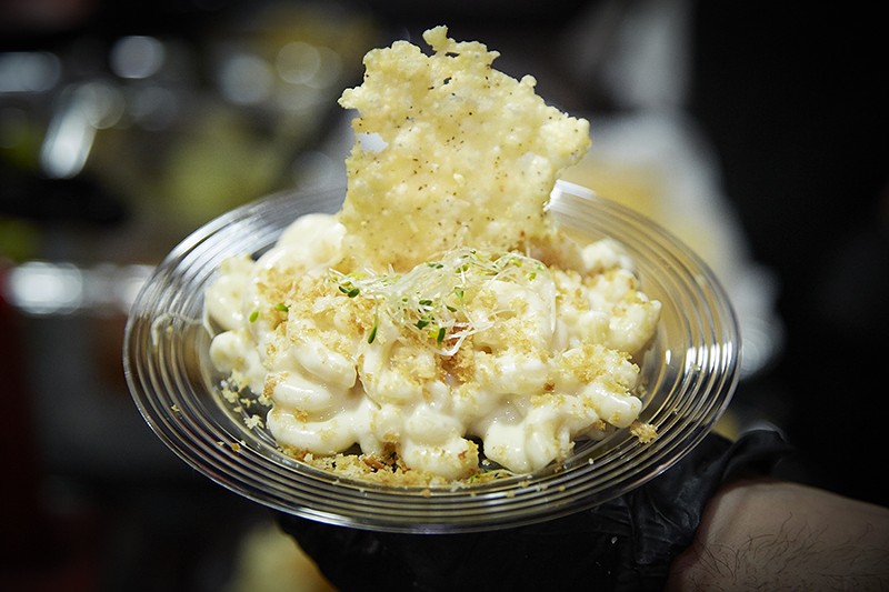 A mac and cheese sample from the RFT's third annual Mac and Cheese Throwdown.