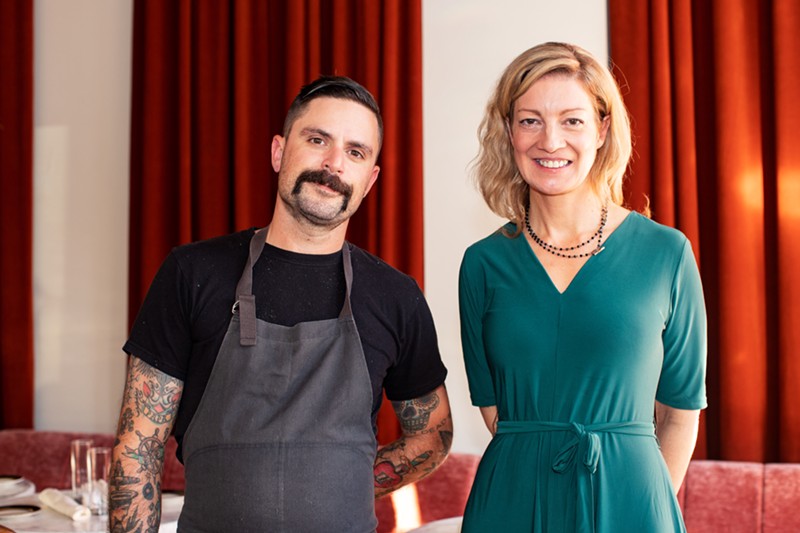 Chef Patrick Fallwell and general manager Christina Schlicht guide have helped create a magical dining experience.