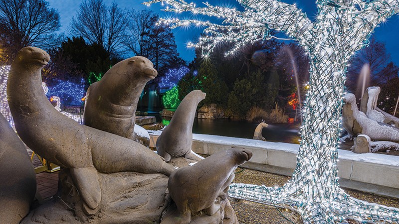 The Saint Louis Zoo’s Wild Nights display promises holiday fun for all the wild animals in your family. - VIA FLICKR/PHILIP LEARA