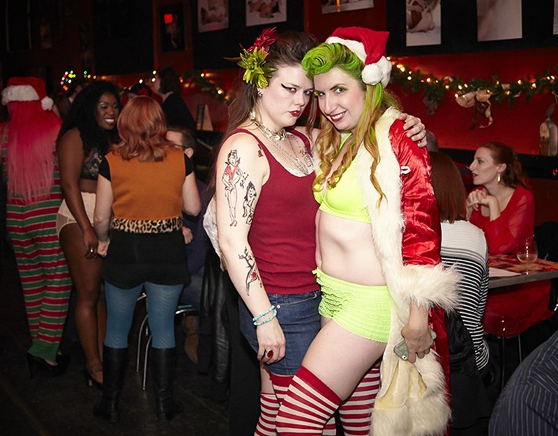 Photo from the "Stuff My Stockings" event at the Crack Fox in 2014 - Steve Truesdell