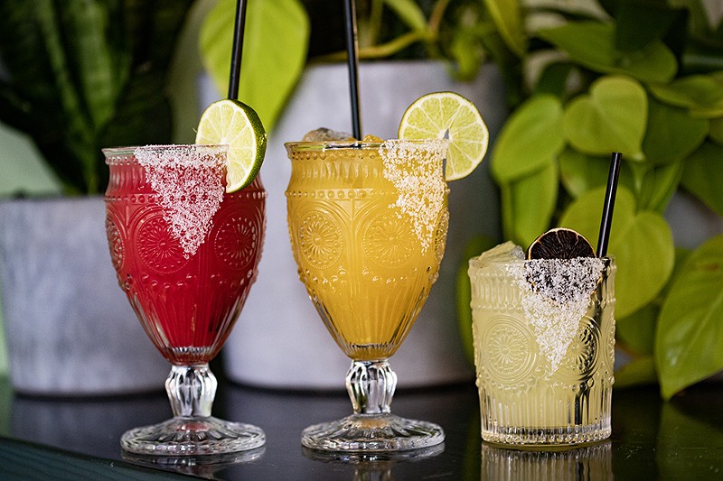 A selection of margaritas.