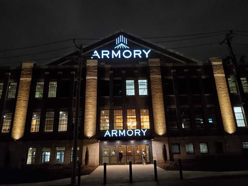 Armory STL is the biggest bar in St. Louis.