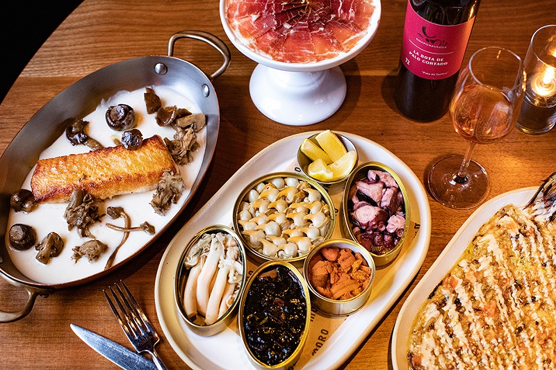 Bar Moro offers a window into Spanish dining culture with dishes like jamon Iberico, eggplant, tinned fish and sturgeon.