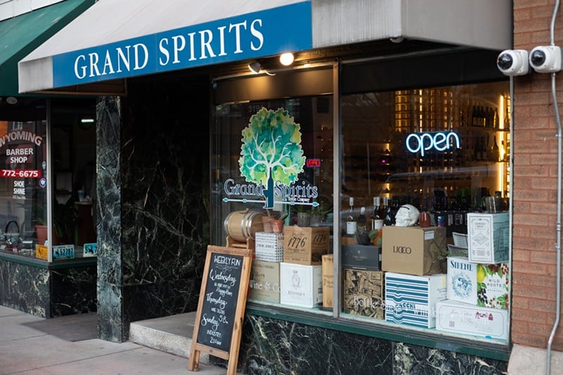Grand Spirits storefront.