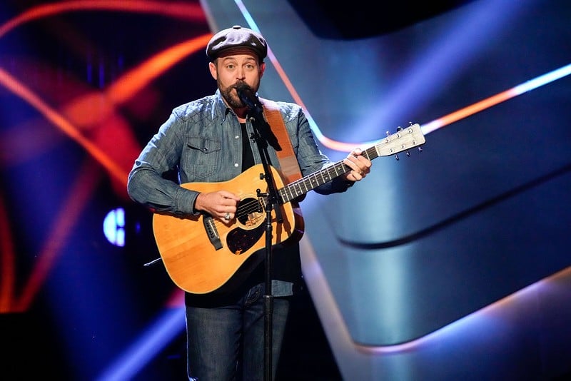 Neil Salsich, frontman for The Mighty Pines, shined on Monday's audition for The Voice.