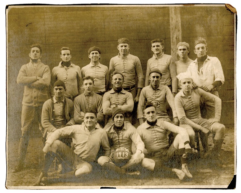 The Concordia Gymnastics Soccer Team in 1913.