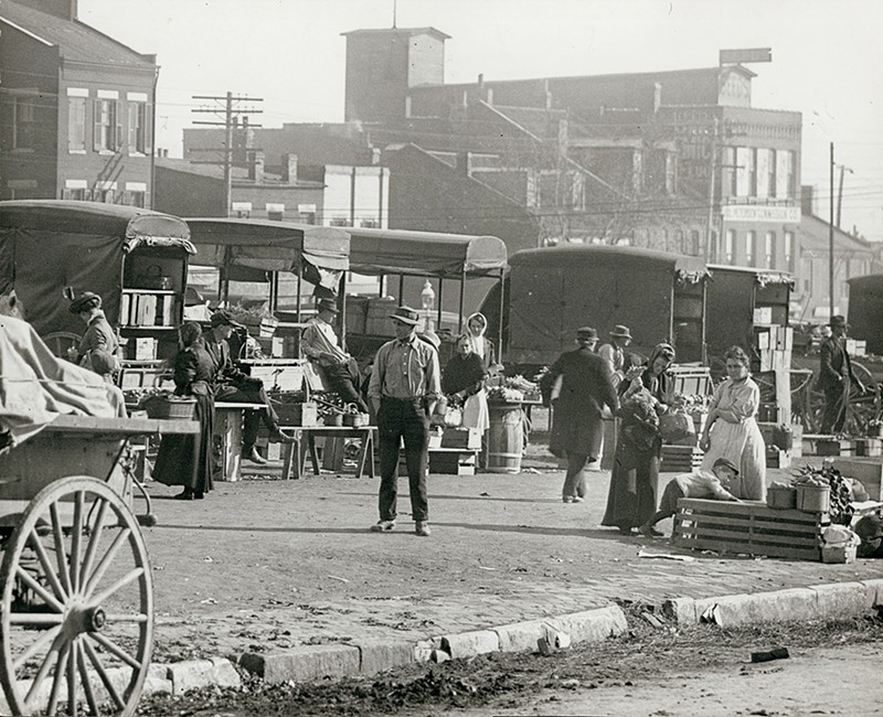 The Soulard Market circa 1910.