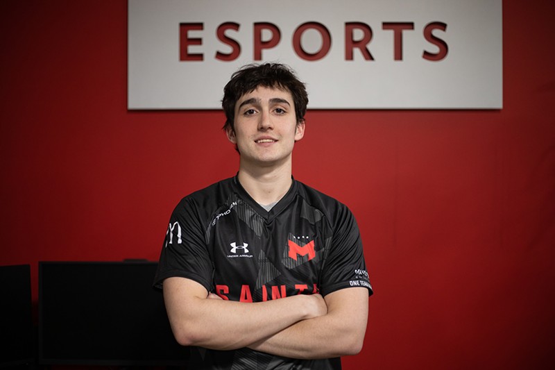 Jeremiah Leathe is a star player on Maryville's League of Legends esports team.