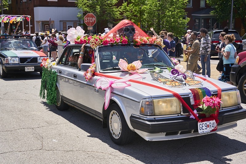 If you want to be the best people on the planet while cruising your decorated Volvo down the street and being worshipped by the crowd, that's just what happens at the People's Joy Parade. - Theo Welling