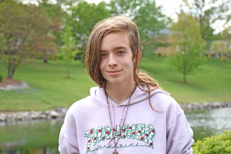 Rowan McGrew, 17, is afraid of losing access to gender-affirming care in Missouri.