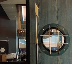 Nautical touches add whimsy to the space. - COURTESY OF NAPOLI SEA