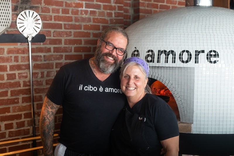 Matt and Amy Herren own and operat 1929 Pizza and Wine in Wood River, Illinois.