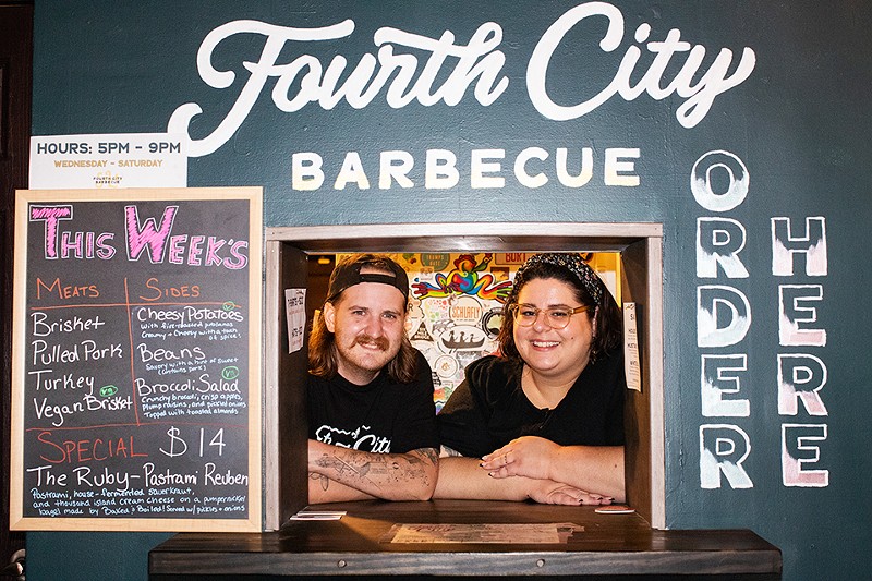 Greg Mueller and Erica McKinley are the co-owners of Fourth City.