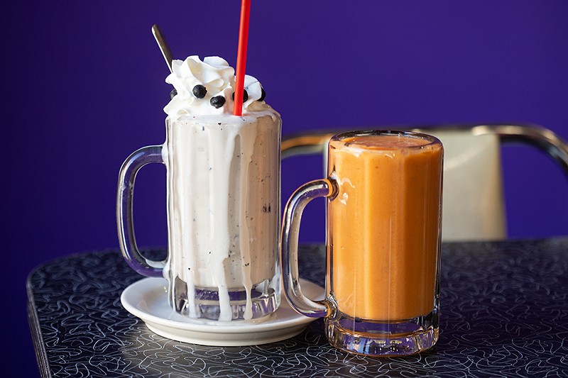No diner would be complete without a selection of decadent shakes and smoothies.