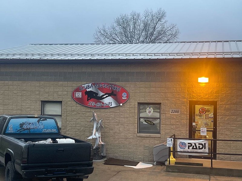 Chris Heitman's dive shop is located in Jefferson City. - PAULA TREDWAY