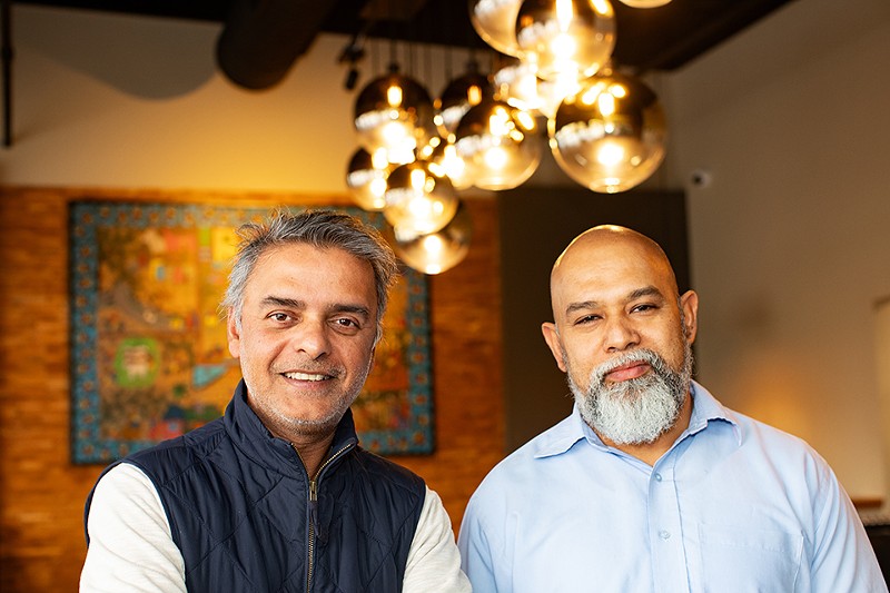 Co-owner Raj Pandey, left, found a partner in chef Madan Chhetri.