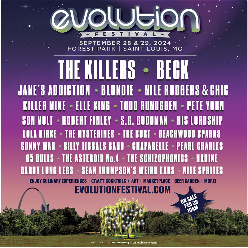 The Killers and Beck Will Headline Evolution Festival in Forest Park This Fall