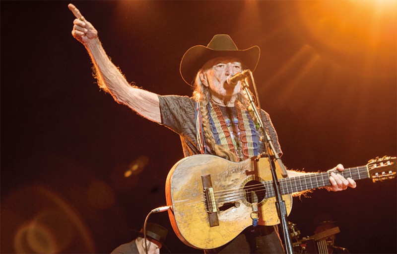 Willie Nelson will perform at the Outlaw Music Festival on Sunday, June 25. - VIA FLICKR / ROBERTA