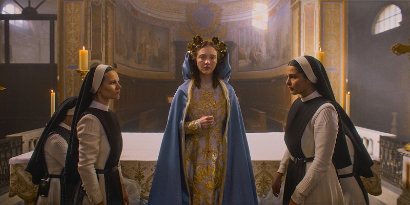 Sister Cecilia (Sydney Sweeney) is the newest member of a convent with secrets. - COURTESY OF NEON