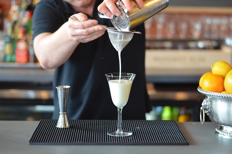 Bar manager Noah Davidson makes a mean limoncello sour. - MICHELLE VOLANSKY
