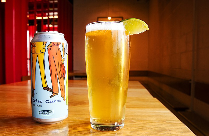 Rockwell Beer Company's Crisp Chinos lager is a successful to the Sensible Slacks porter. - ZACHARY LINHARES