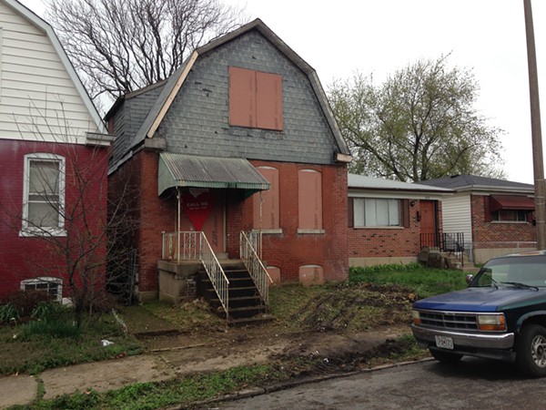 This house at 3735 California Avenue was saved from demolition and will be sold for $1,500. - PHOTO BY DOYLE MURPHY