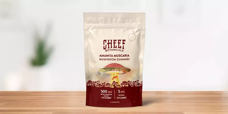 Cheef Botanicals Amanita Muscaria Gummies, offering the best value for magic mushroom edibles.