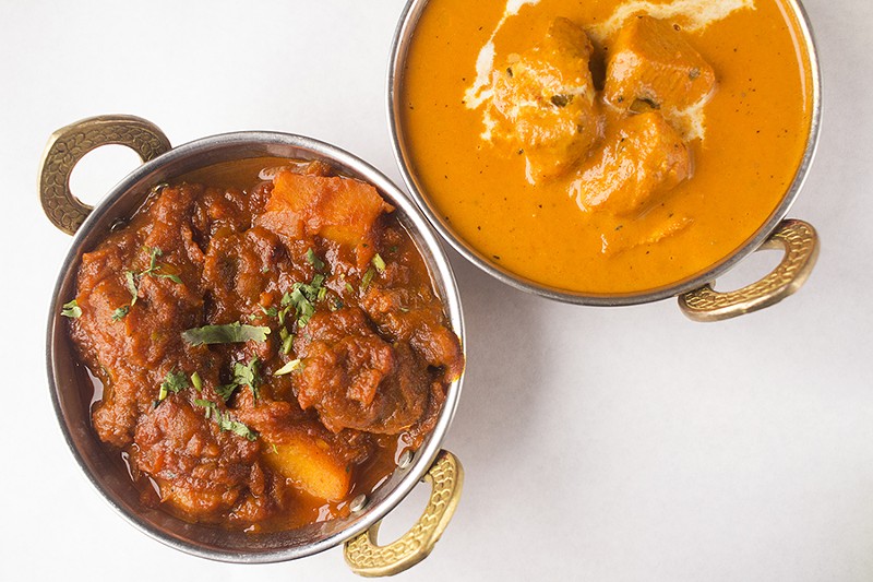 The lamb vindaloo and chicken tikka masala show that the restaurant also excels at Indian standards. - MABEL SUEN