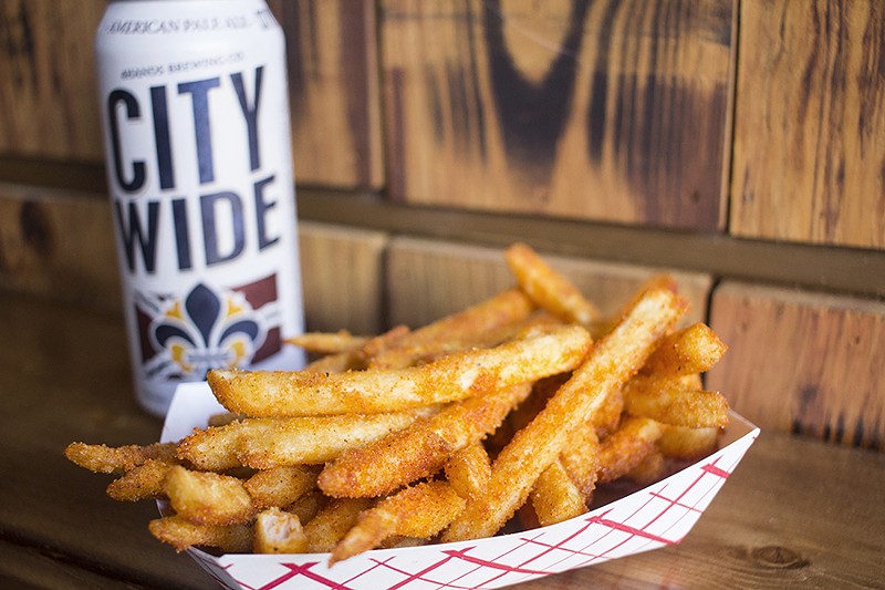 "Rip fries" are seasoned with Red Hot Riplets seasoning. - PHOTO BY MABEL SUEN