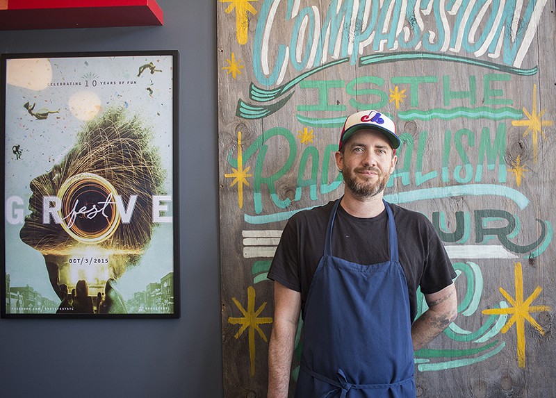 Scott Davis worked at some of the city's top restaurants before landing his current gig at Rise. - PHOTO BY MABEL SUEN