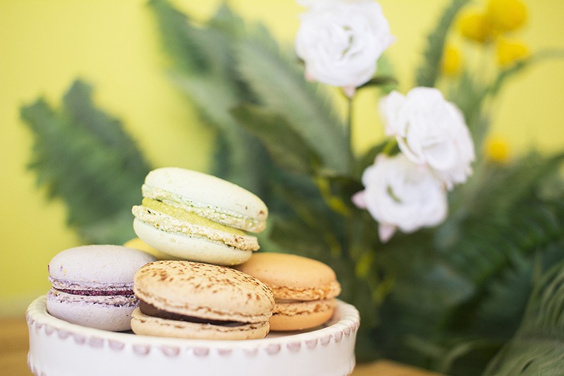 Macarons are available in flavors such as chocolate, blueberry, lemon, caramel and pistachio. - PHOTO BY MABEL SUEN