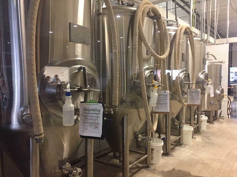The brewing system has plenty of room to grow. - PHOTO BY EMILY MCCARTER