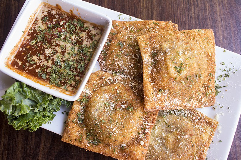 Toasted ravioli are a big highlight. - PHOTO BY MABEL SUEN